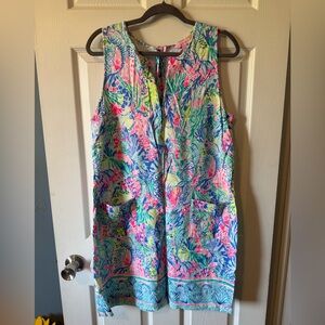 Lilly Pulitzer Kelby Stretch Shift - Size 14